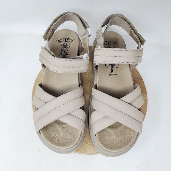 Fly London Sandals Womens 39 Jada JADA854FLY Platform Strappy Chunky Shoes - Picture 4 of 14